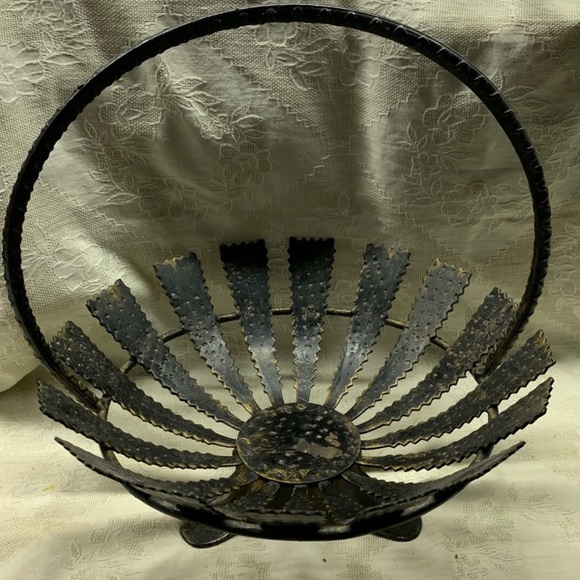 MCM Spanish Brutalist Handled Bowl/Basket - Picture 5 of 8